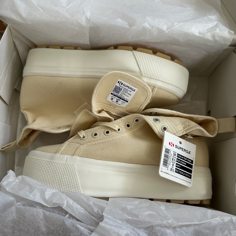 Superga 2708 High Top Platform Sneakers